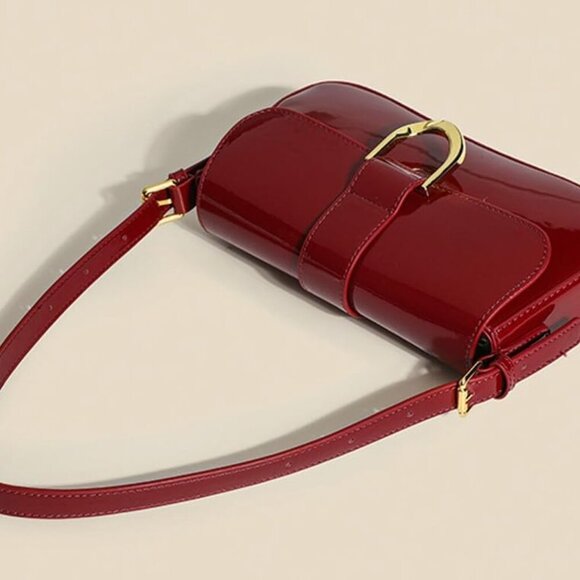 Women's Faux Leather Tote Bag Crossbody Purse Shoulder Bag Evening Bag - Picture 2 of 5